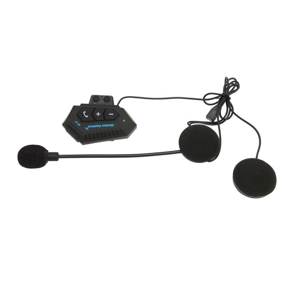 Motorcycle Helmet Bluetooth Headset Adjustable Volume Noise Reduction IP67 Waterproof Helmet Bluetoo