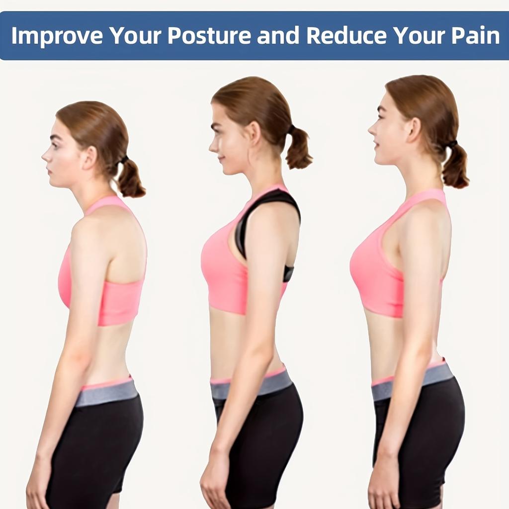 Adjustable Back Straightener Posture Corrector Belt Hunchback Prevention Sitting Posture Unisex Breathable For Men And Women