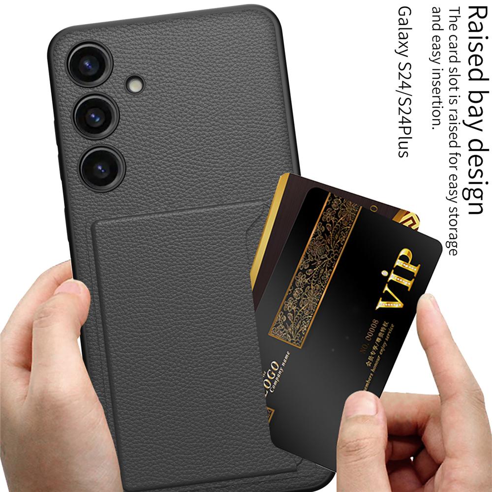 Leather Wallet Magnetic Bracket Cover For Samsung Galaxy S24 Ultra Plus 5G Phone Case Camera Protection Shockproof Coque Fundas