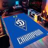 FC Dynamo Kiew Teppich für Wohnzimmer Schlafzimmer Zuhause Sofa Dekoration, Kinder Spielrutschfeste Bodenmatte