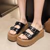 2025 Slippers Summer Indoor Outdoor Versatile Girls Beach Shoes Simple  Causal Open-toe  Soft Bottom