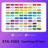 Sta 3203 Double-Ended Quick-Drying Oil-Based Marker Pen Set for Student Art & Indoor Design