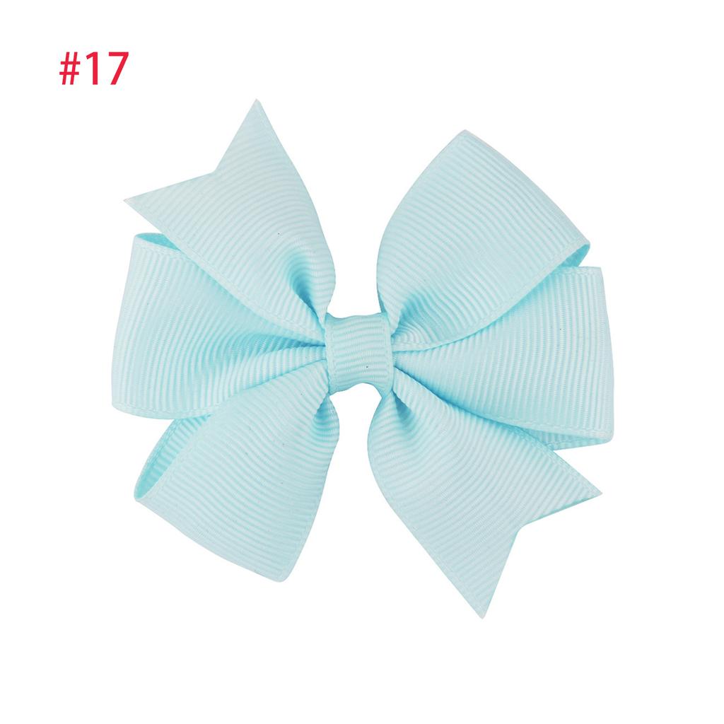 2 szt. 3-calowych kokardek do włosów dla dziewczynek z rypsowej wstążki, akcesoria do włosów dla małych dzieci ze spinką krokodylkową, kokarda dla małych dziewczynek, niemowląt