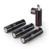 MultiDevice Compatible Rechargeable Lithium AA Battery With USB Port For Seamlessly Charging Environmental Benefits