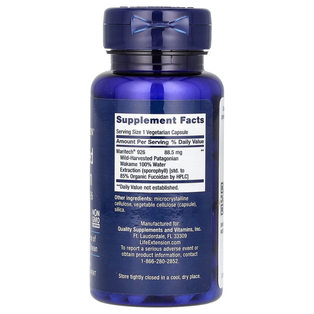 Life Extension Optimized Fucoidan with Maritech 926, 60 Veggie Capsules