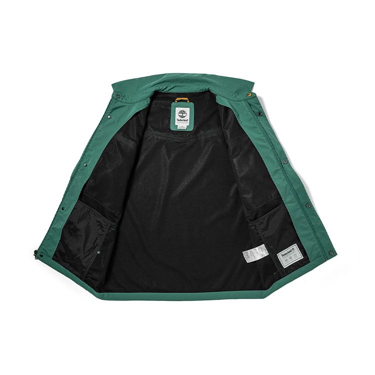 Timberland Outdoor Work Solid Color Coach Jacket Men Jacket Green A2G9E-J74