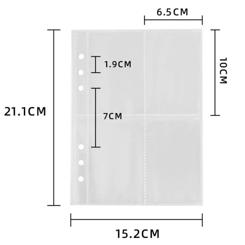 

Альбом для фотографий из ПУ кожи в европейском стиле, высококачественный биндер для фотокарточек, коллекционный альбом большой вместимости, многофункциональный блокнот