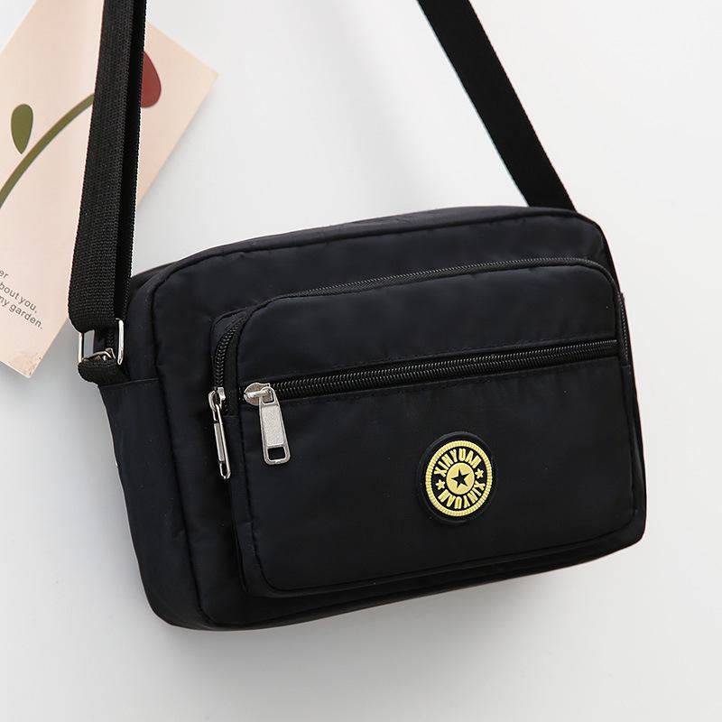 Floral Oxford Cloth Crossbody Bag for Women - Versatile Canvas Bag for Moms and Seniors