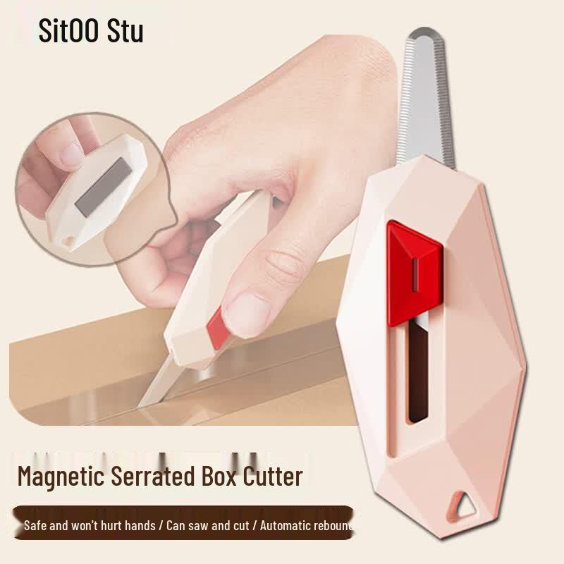 Sitoo Portable Safety Box Cutter with Magnetic Back