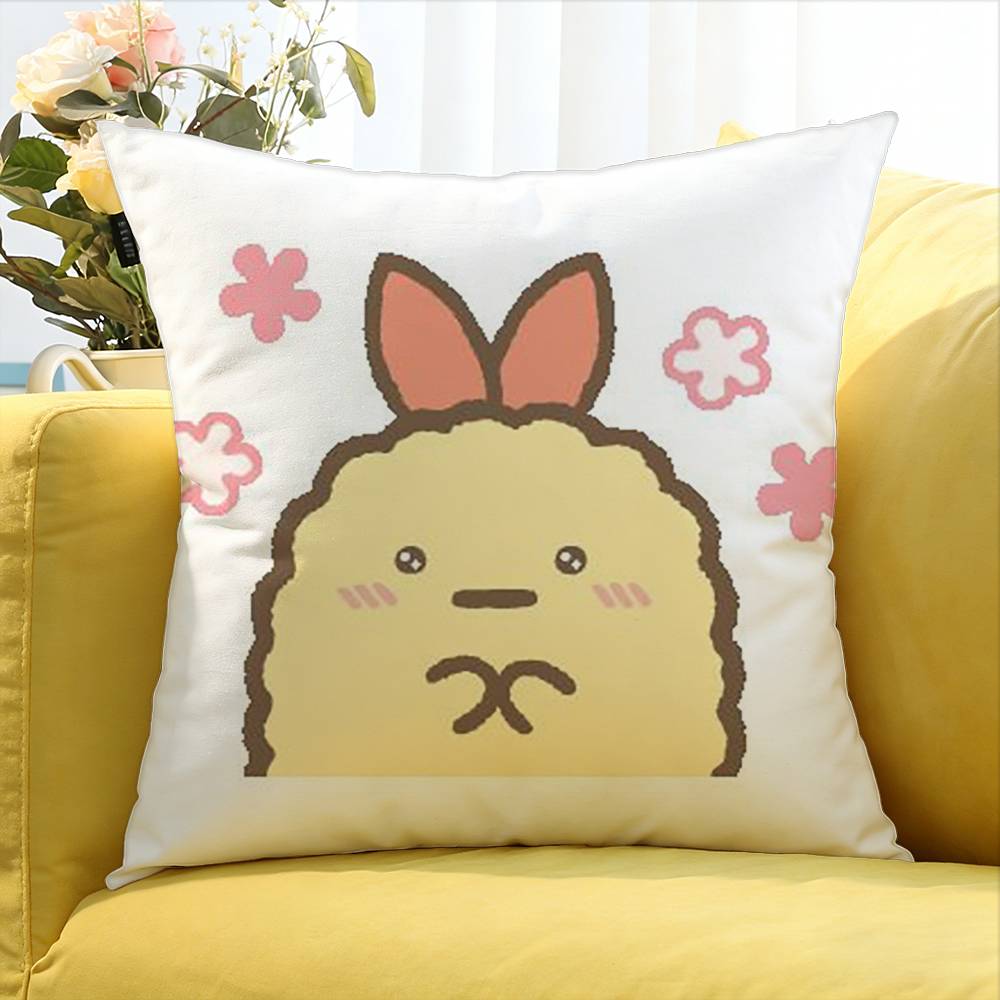 Sumikko Gurashi   Various Sizes Square Pillow Case For Car Home Bedchamber Decor