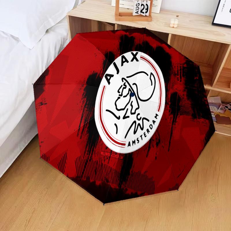Bold Ajax Amsterdam Spirit Automatic Folding Umbrella - 8-Rib Travel Umbrella with Auto Open/Close & Portable Gifts for holidays or birthdays