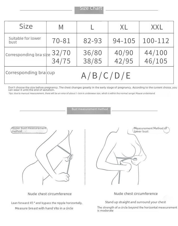 Sömlös Amning-BH med Framknäppning - Stor, Bygelfri, Anti-Häng Design