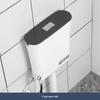 Compact Ceramic Squat Toilet with Flip Lid and Cover Plate