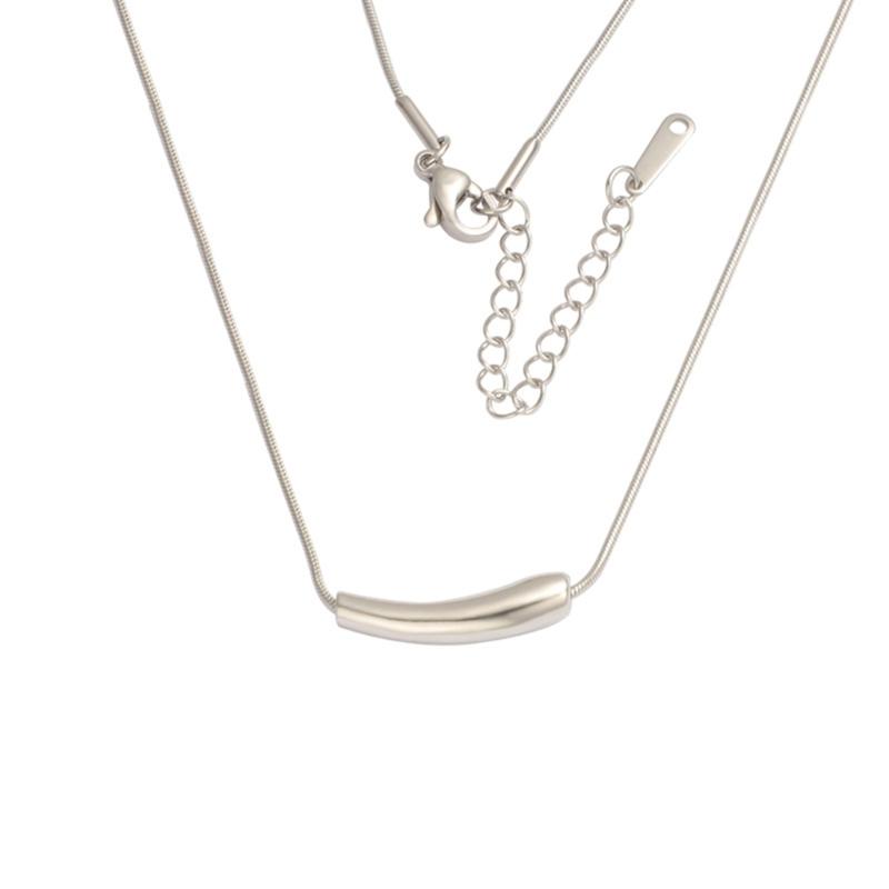 Простая Геометрия Бант Подвеска Ожерелье Вечеринка Украшения Модный Акцент Чокер Простой Регулируемый Ошейник Ожерелье