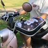 Electric Bicycle Winter Handlebar Cover: Waterproof, Windproof, Thick Fleece Gloves for Cold-Proof Riding