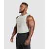 Gymshark Legacy Drop Arm Tank Stone Grey A5a2z Gb7s