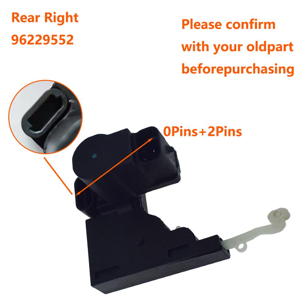 NEW 96252707 96252709 96229551 96229552 Front Rear Left Right Door Lock Latch Actuator For Chevrolet Aveo Optra Wave5 Pontiac G3 Rear Right