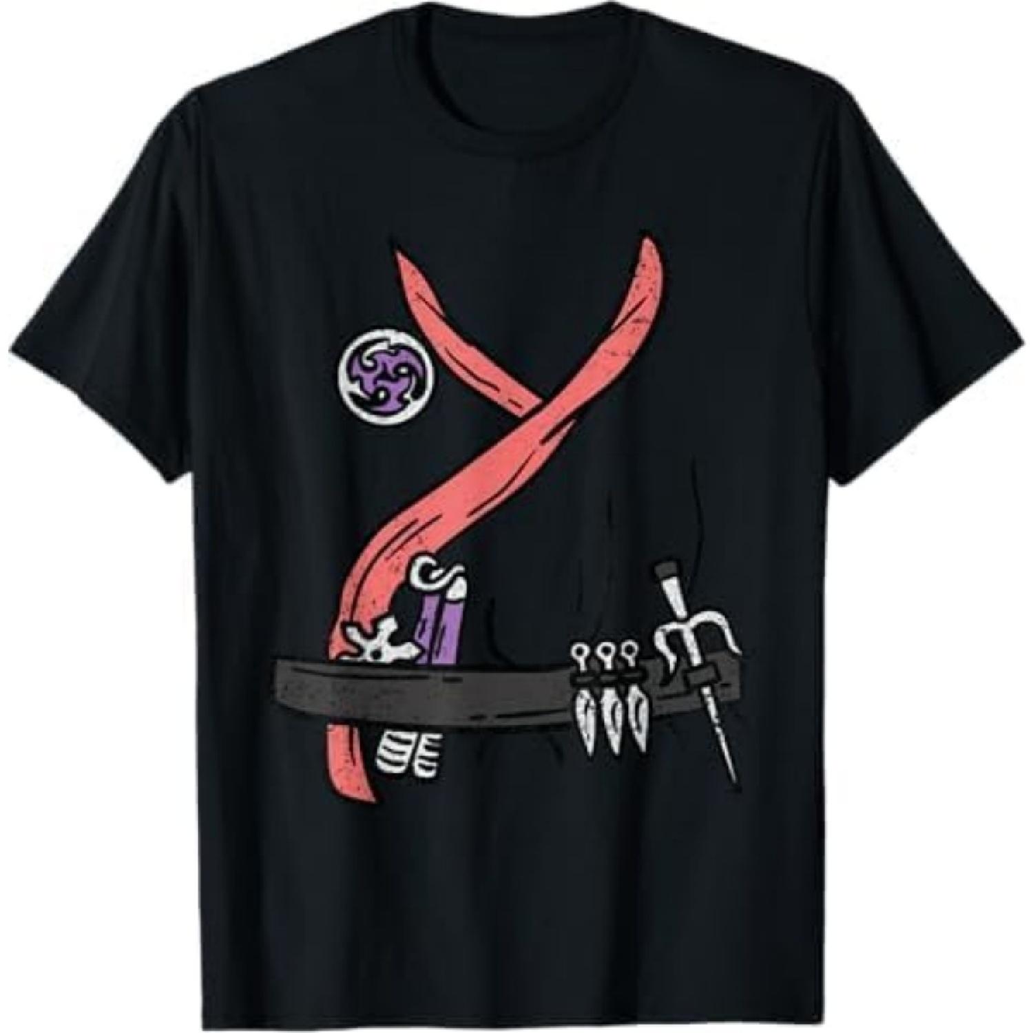 

Assasin Ninja Halloween Costume Cool Funny Boys Men T-Shirt Khan Mens Womens Tank Top Sweatshirt Hoodie 558 Black XXXXXL різнокольоровий