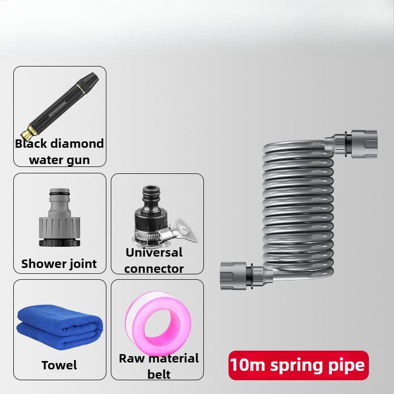 Adjustable Hose High-Pressure Spray Gun Multipurpose Garden Watering Guns Car Washing Household Water Gun Irrigation Water Tools