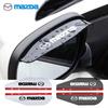 2 Stück Auto-Rückspiegel-Regenschutz Regen-Augenbraue Regenabdeckung für Mazda 3 CX3 CX4 CX5 CX7 CX8 CX9 CX30 RX7 Atenza Axela Zubehör