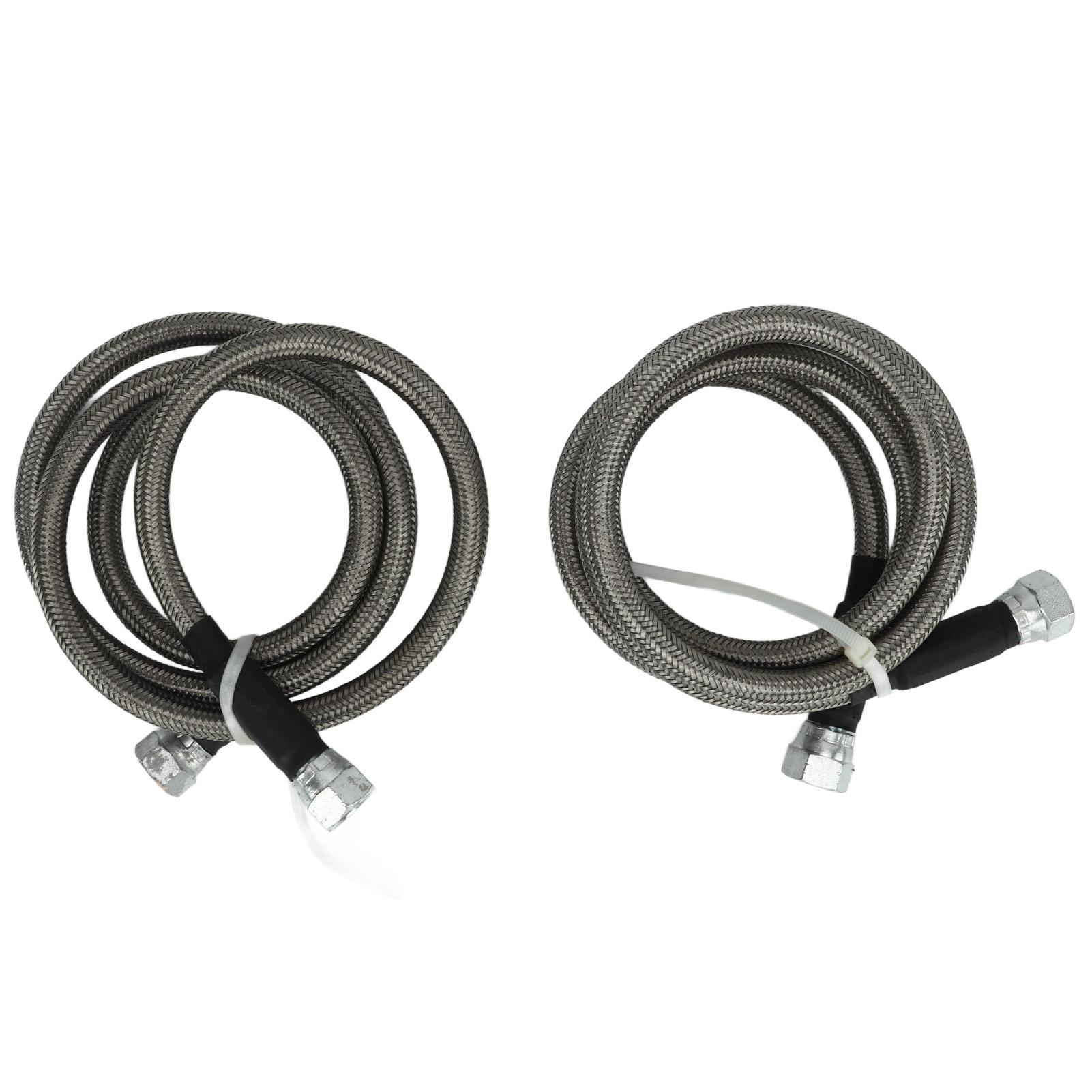 

Transmission Cooler Hose Fitting Kit 6AN 52in Length Stainless Steel PVC for TH350 700R4 TH400