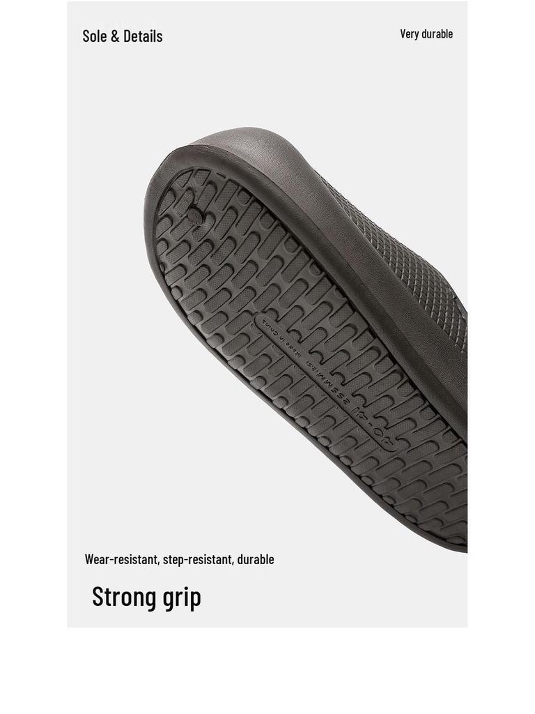 Waterproof Cotton Slippers: Women's/Men's Non-Slip Thick-Soled, Plus Velvet, Warm, Closed Heel for Autumn/Winter.