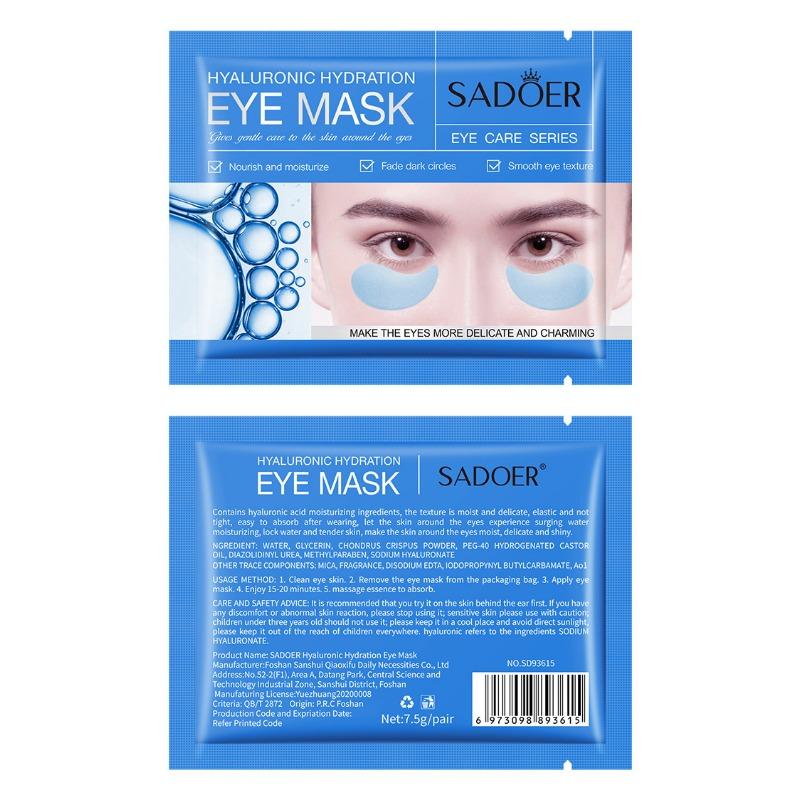 Sadoer Caviar Eye Mask Tablet Set Hydrating & Moisturising Eye Eye Mask Series