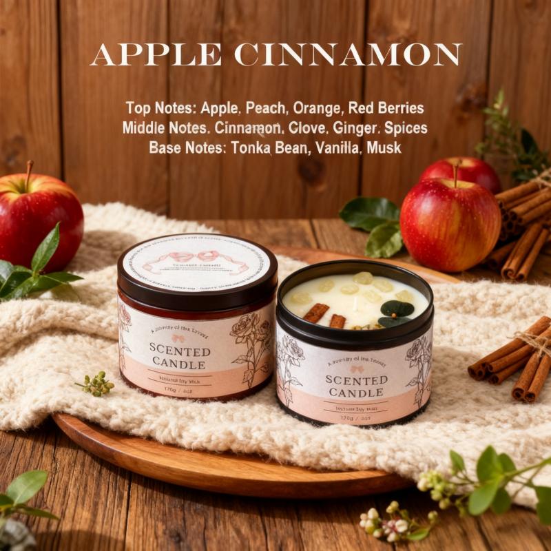 High Quality Colorful Handmade Luxury Soy Wax Aromatherapy Scented Candles with Crystal Stone and Dried Flower for Home Decor 9X9.5X8.8cm