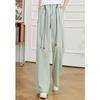 Bailuyu High-Waisted Wide-Leg Denim Jeans with Belt Detail