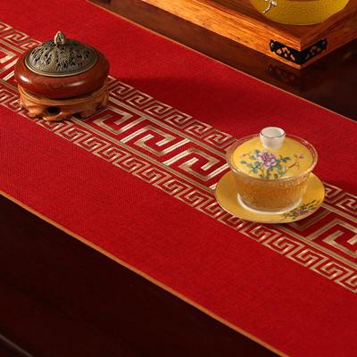 New Chinese Style Linen Table Runner