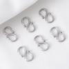 10pcs 20pcs Stainless Steel W S Shape Necklace Clasps Hooks DIY Jewelry Making Finding Bracelet Supplies Accessories Wholesale