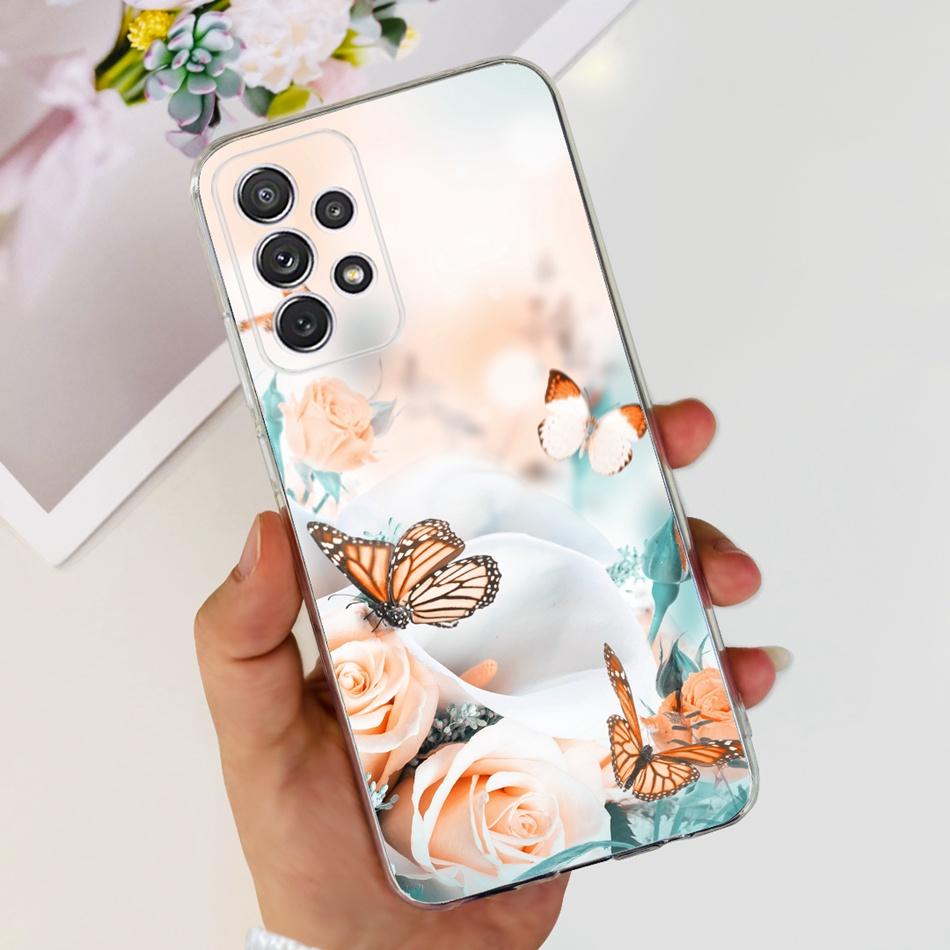 Stylish Soft Silicone Case For Samsung Galaxy A33 A53 A73 5G Clear TPU Phone Back Cover For Samsung A73 A53 A33 A336B A53B A736B