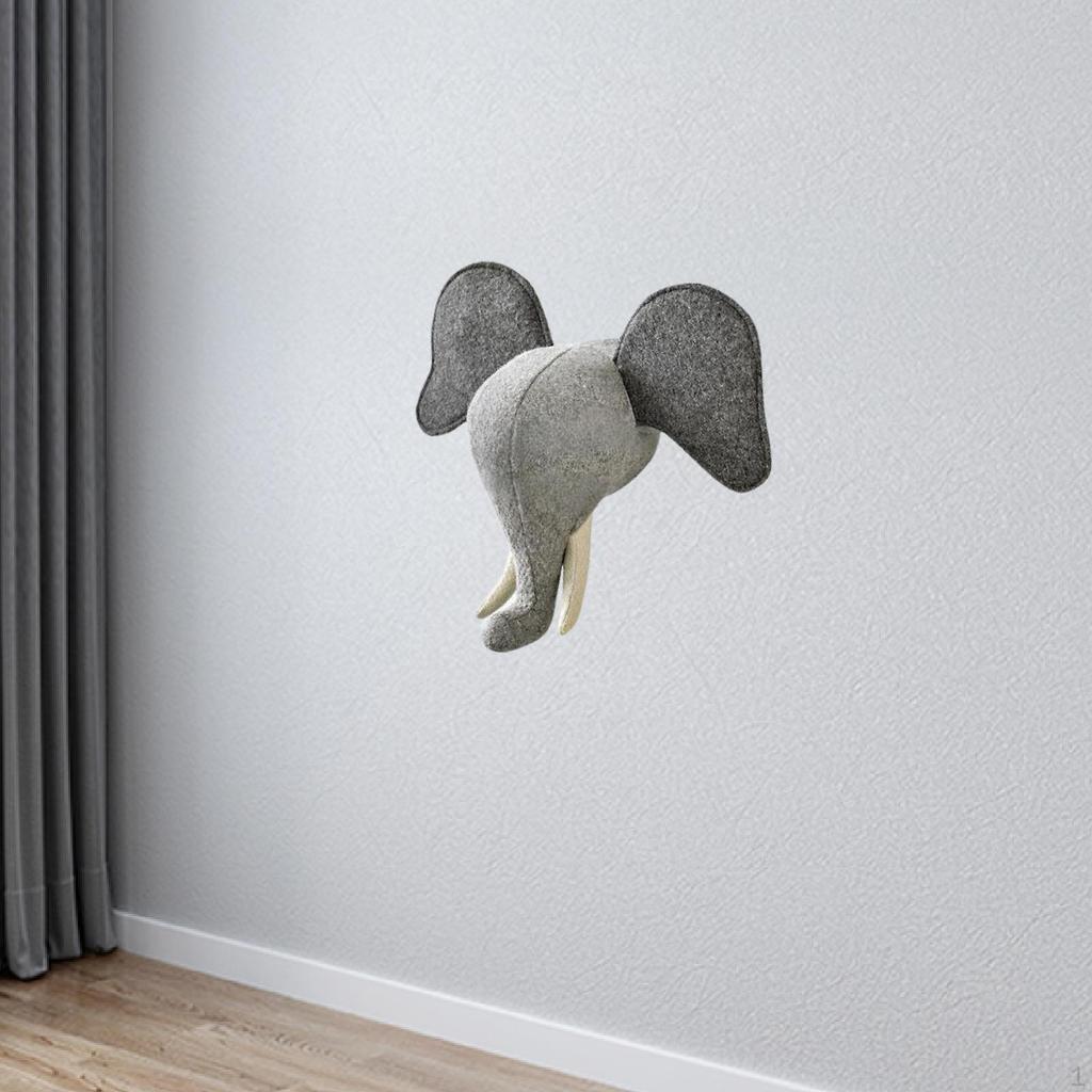 3D Animal Head Wall Decor Bedroom Home Charmers for Farmhouse Children Room