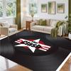 The Clash Design Crystal Velvet Rug Soft Decorative Mat for Bedroom Entrance