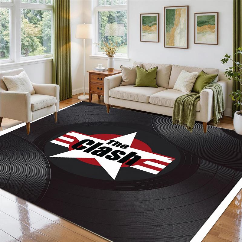 The Clash Design Crystal Velvet Rug Soft Decorative Mat for Bedroom Entrance