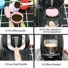 Reusable Coffee Capsule Refillable Coffee Capsules Plastic Coffee Capsule Pods Replacement for   Gusto