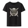 Cool Mens Combat Diver Half T Shirt Men Oneck Loose Breathable Graphic Tee Classic Vintage Streetwear Tops Camisetas