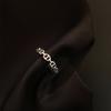 Ladies Fashion Finger Ring Chain Shape Accessory Everyday Wear Adjustable Gift