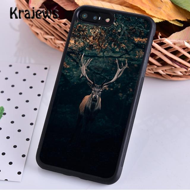 Stag Bull Moose Reindeer Deer For iPhone 17 Air 16 Phone Case Cover 15 14 Plus 12 13 Pro Max Coque Shell Fundas