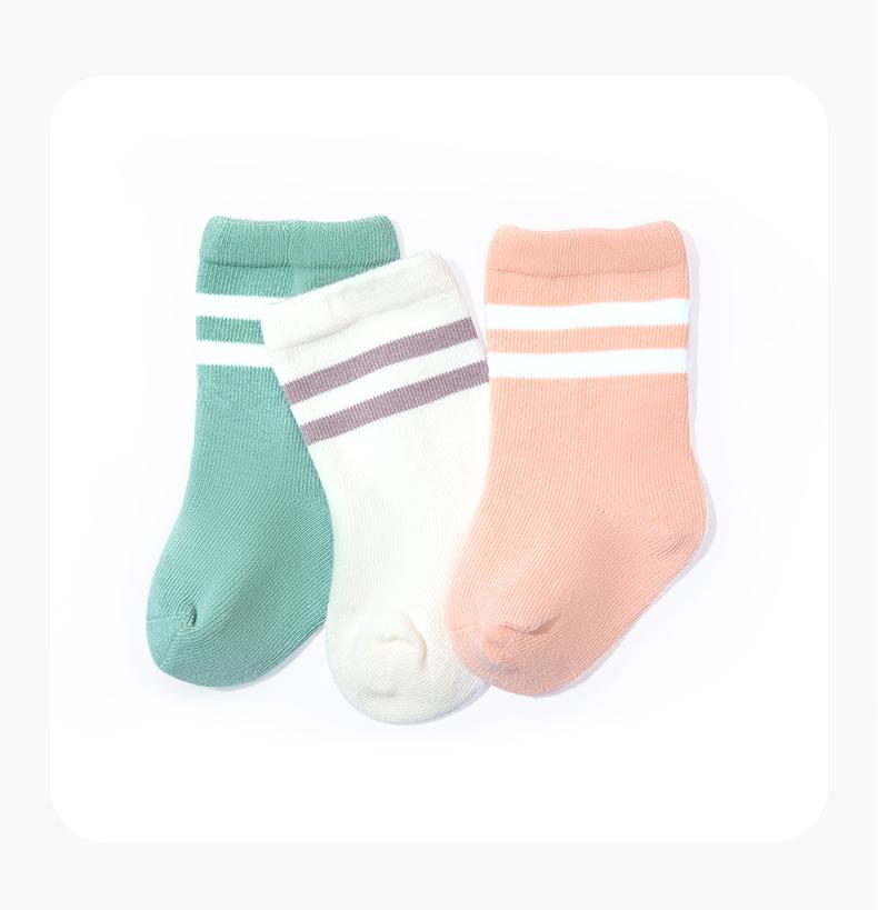 Yingbolun Baby Girl Socks (Three Pair Set)