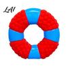 Puppy Teething Toys Lifebuoy Ring Dog Toy Latex Squeaky Chew Teeth Soft Cleaning Toy for Aggressive Chewers Interactive Pet Training Play Dogs