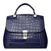 Large Capacity Single Shoulder Oblique Span Bag Crocodile Pattern Handbag Women's, Genuine Leather Women's Bag