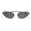 Glasses Metal Sharp Corner Cat-Eye Model Popular Personality Sunglasses Men'S Sunglasses Women'S New