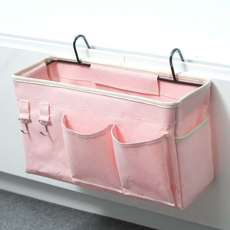 1pcs Bedside Caddy Storage Bag Hanging Organizer for Bunk and Hospital Beds,Dorm Rooms Bed Rails,Can Be Placed Glasses,Books,Mobile Phones,Keys