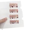 Pure Handmade Phototherapy Wearable Nails Sweet Christmas Finished Product Reusable Nail Patches