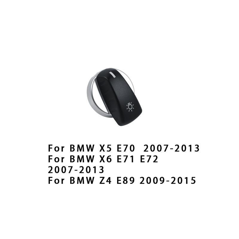 For BMW 5 Series X5 X6 Z4 Headlight Switch Knob E70 E71 Front Lighting Control Rotary Button 2007-2013 61319134725