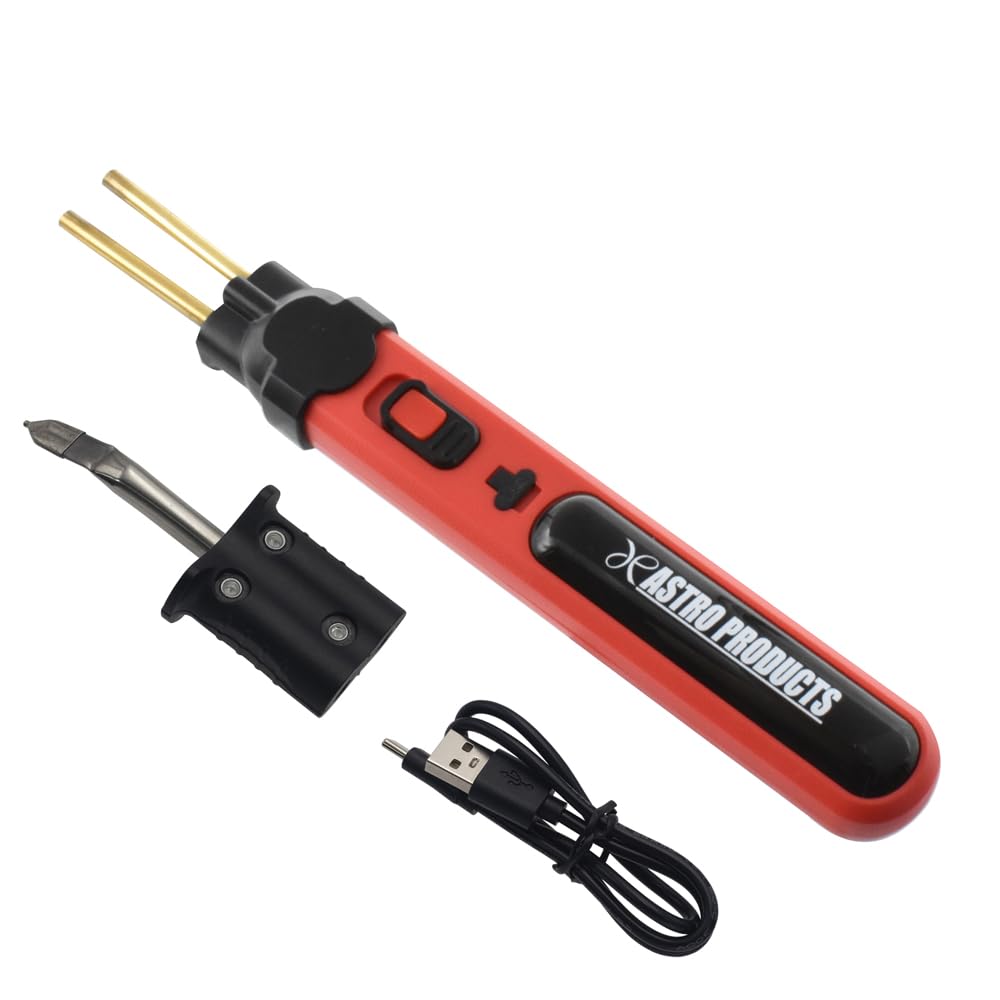 Astro Products Rechargeable Plastic Repair | Cordless Soldering Iron for Plastic Welding