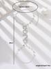 1PC Women's Trendy Sparkling Love Foot Chain Outdoor Tourism Beach Banquet Party Holiday Gift