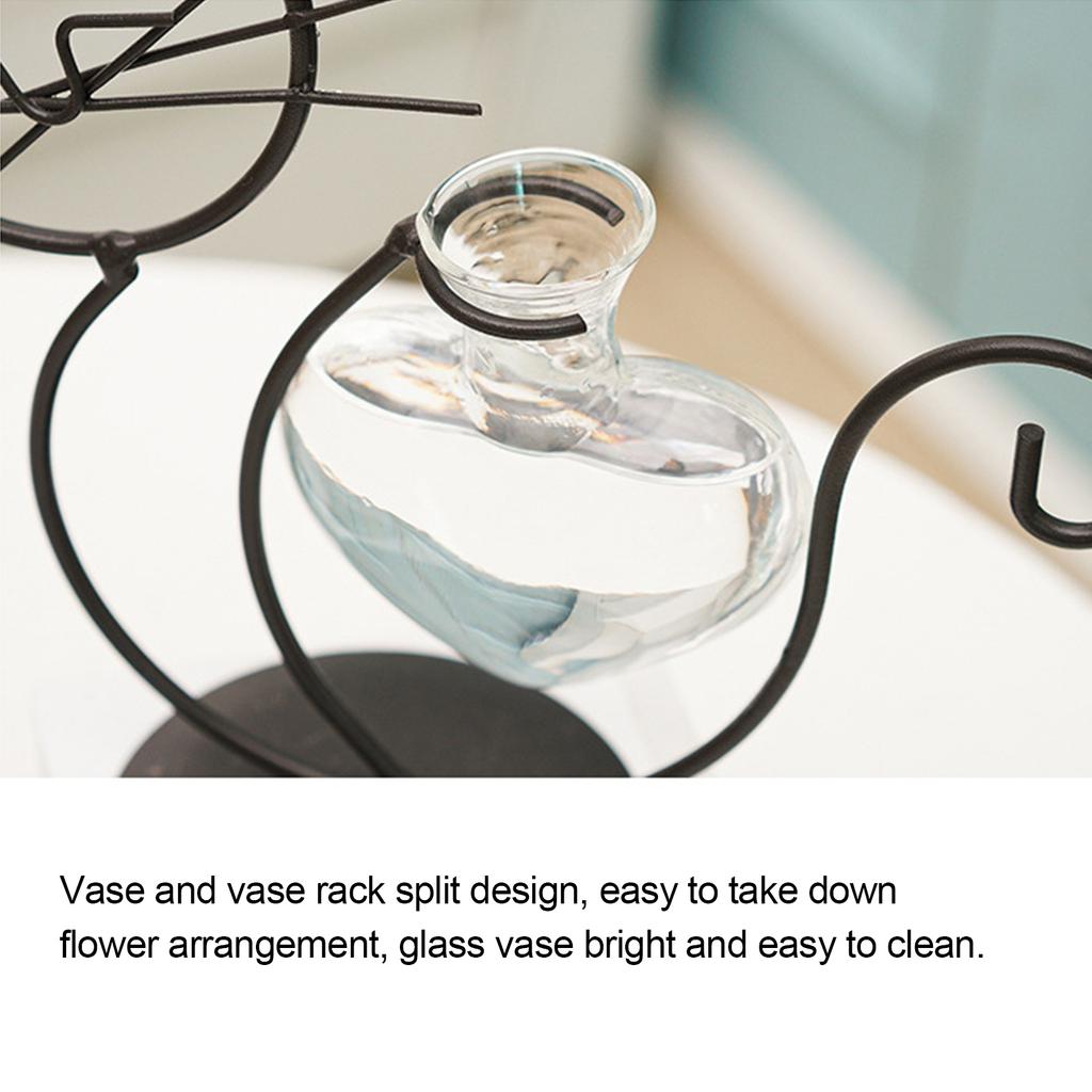 Simple Cat Iron Flower Ware Hydroponic Flower Arrangement Vase