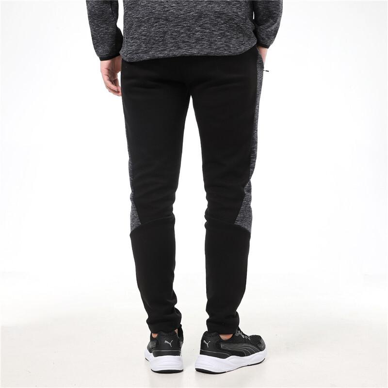 Puma Evostripe Breathable Casual Pants With Elastic Waist Men Bottoms Black 588664-01